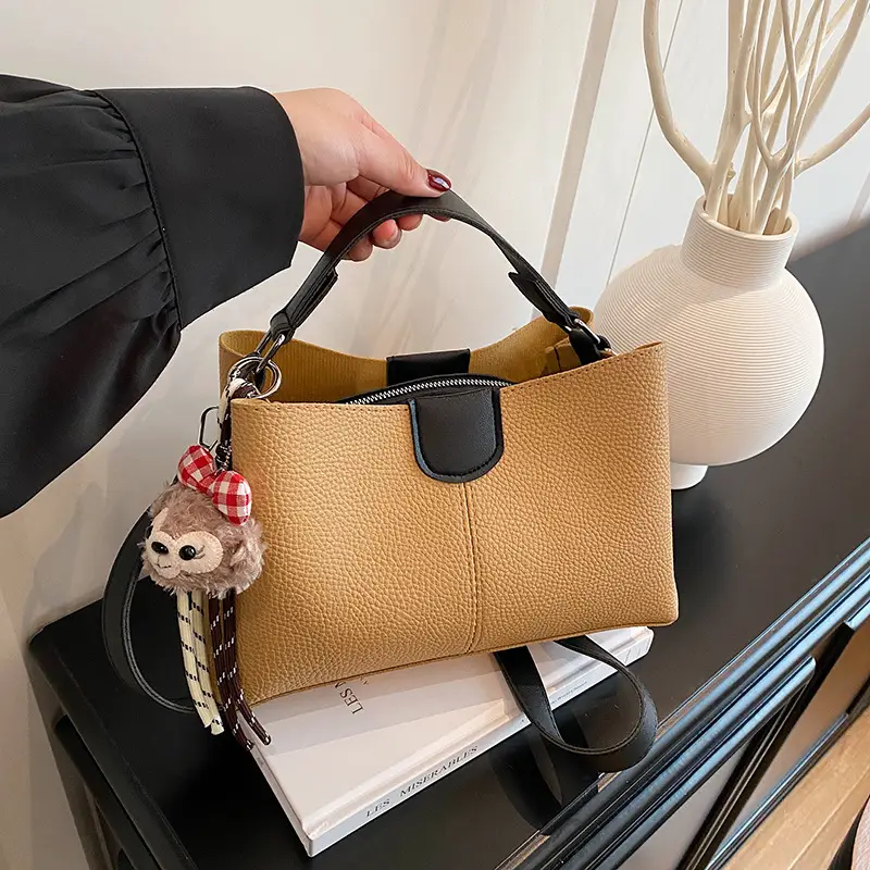 Women's 2025 Spring Shoulder Bags with Doll Decor - Image 9