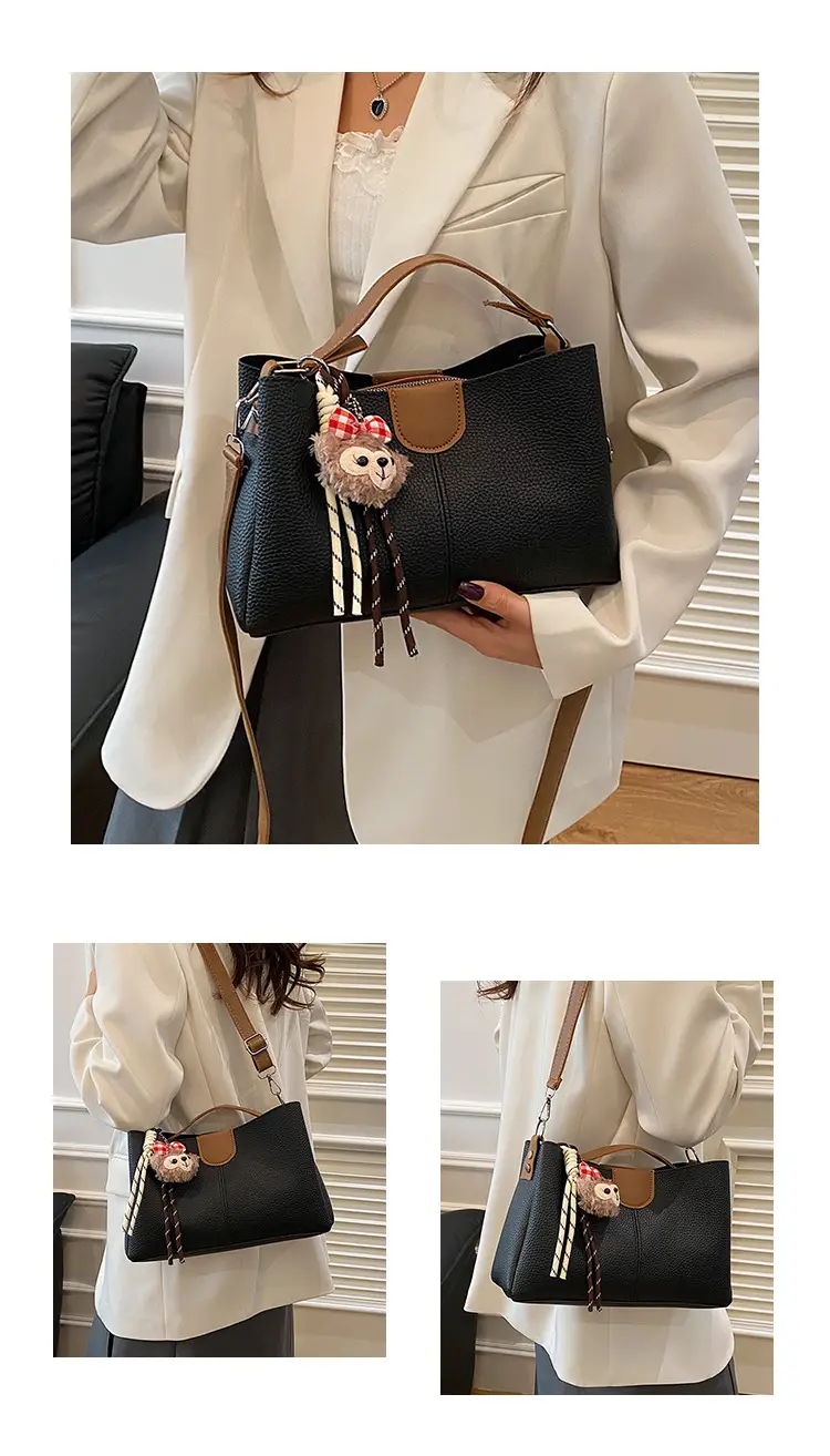 Women's 2025 Spring Shoulder Bags with Doll Decor — feature 10