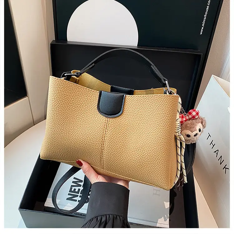 Women's 2025 Spring Shoulder Bags with Doll Decor — feature 12