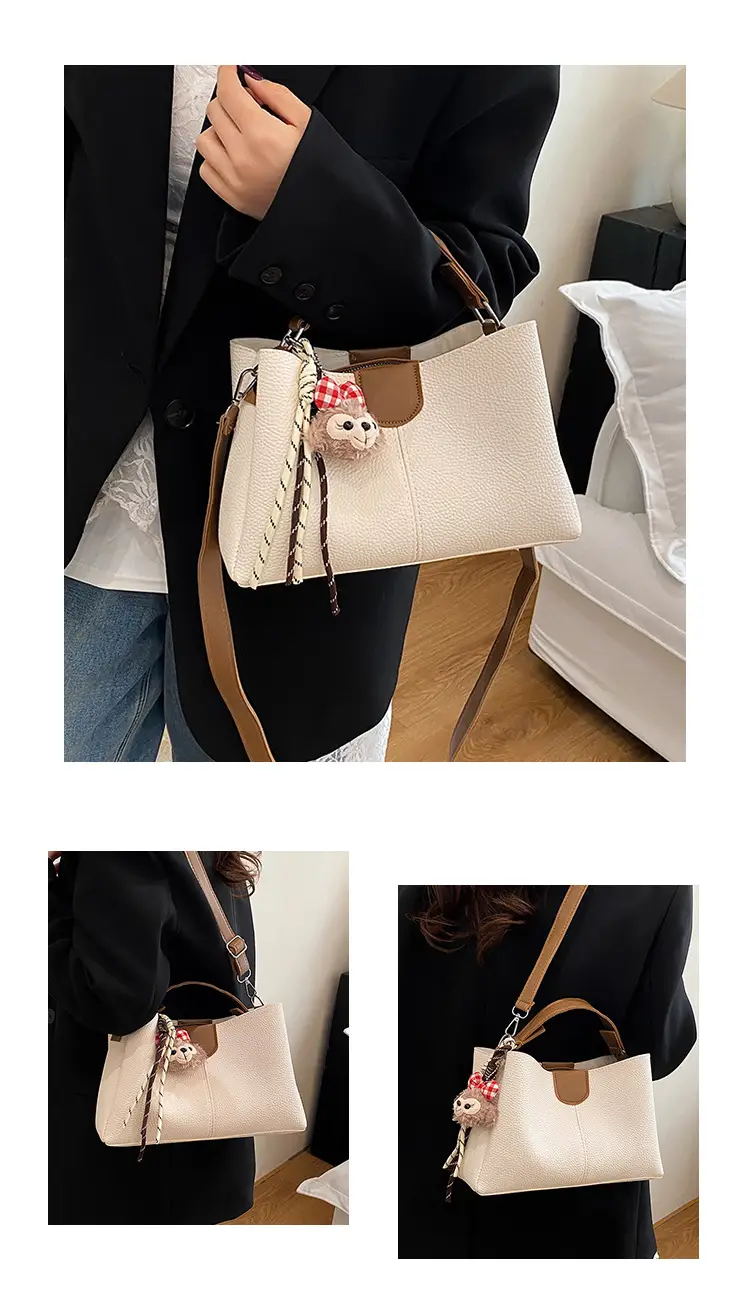 Women's 2025 Spring Shoulder Bags with Doll Decor — feature 8