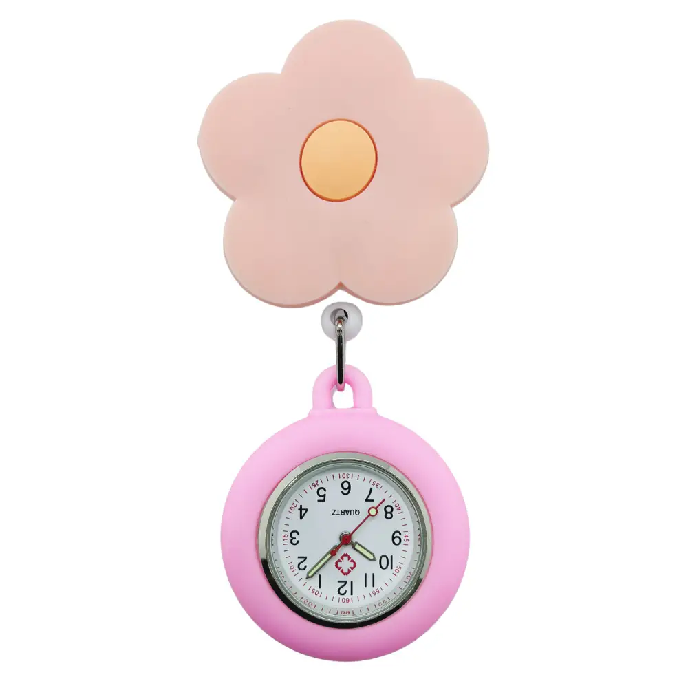 Pink Floral Nurse Watch 37g Stretchable - Image 13