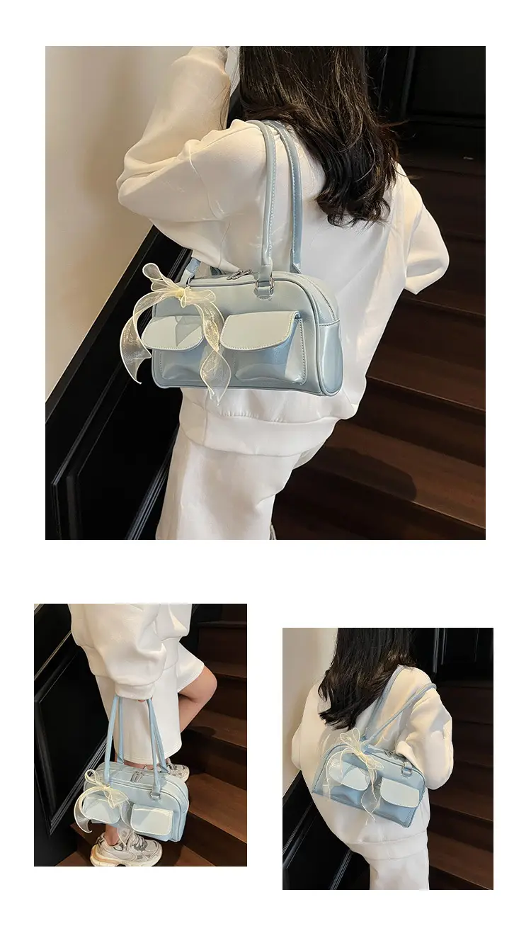 Women's Cream Korean Style Shoulder Bag 2025 — feature 10