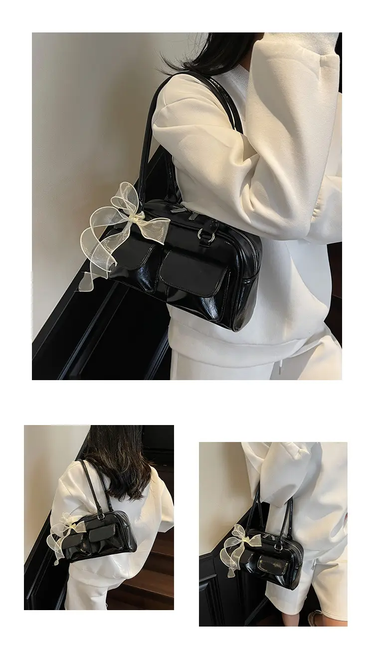 Women's Cream Korean Style Shoulder Bag 2025 — feature 11