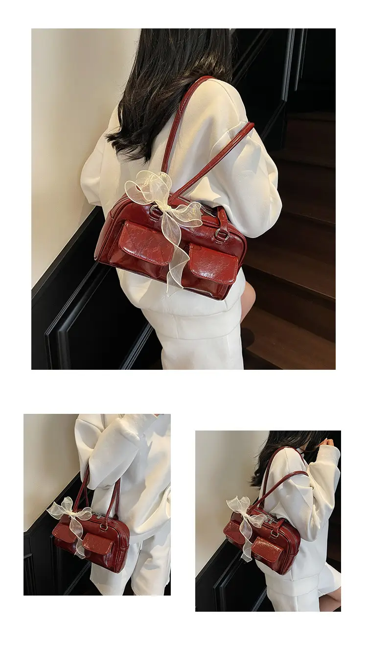 Women's Cream Korean Style Shoulder Bag 2025 — feature 13