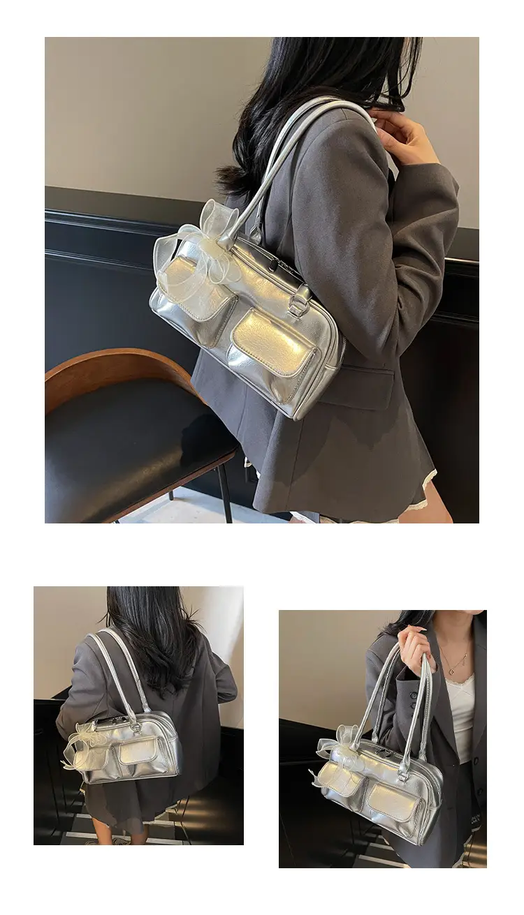 Women's Cream Korean Style Shoulder Bag 2025 — feature 14