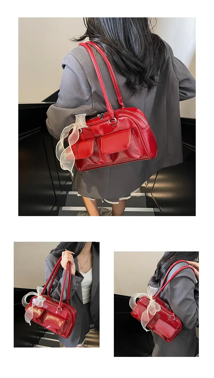 Women's Cream Korean Style Shoulder Bag 2025 — feature 17