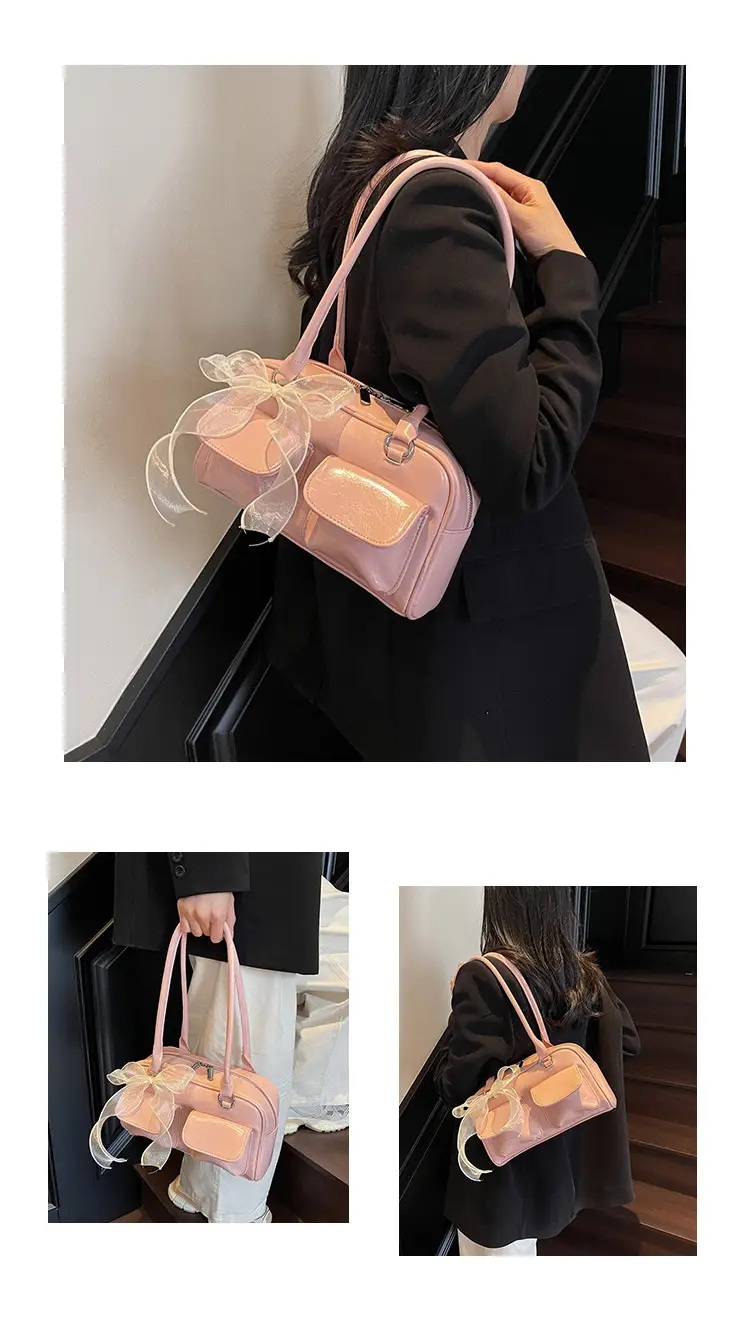 Women's Cream Korean Style Shoulder Bag 2025 — feature 19