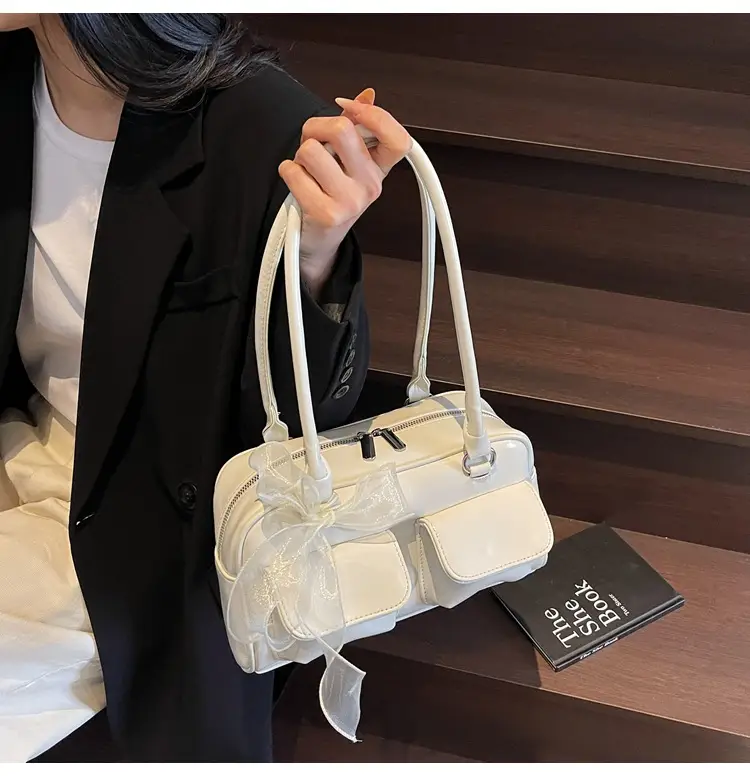 Women's Cream Korean Style Shoulder Bag 2025 — feature 21