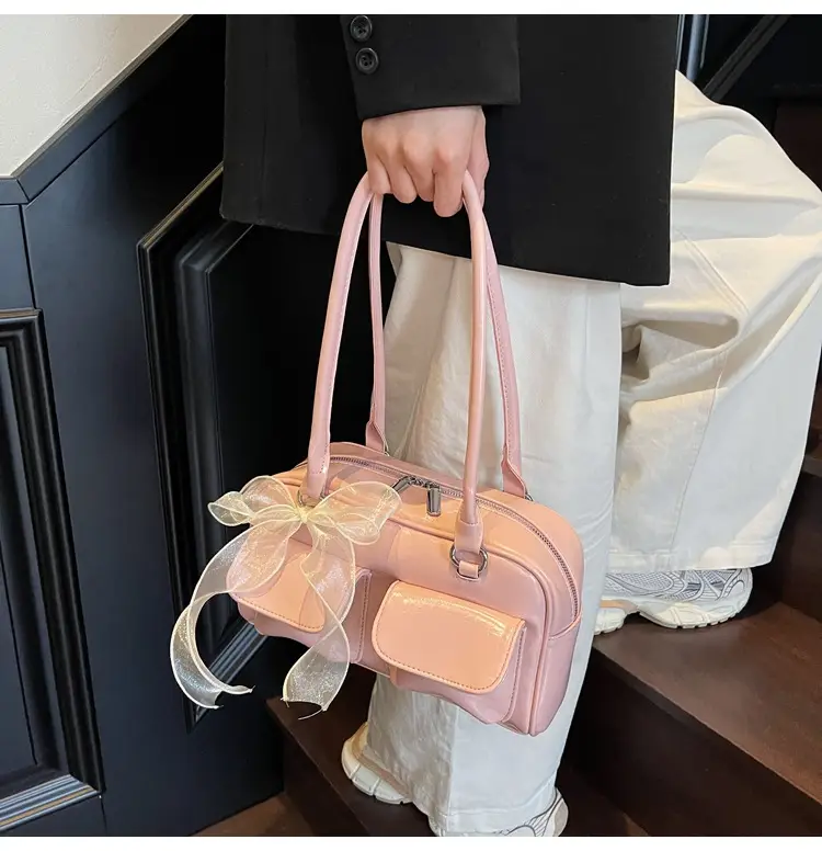 Women's Cream Korean Style Shoulder Bag 2025 — feature 26