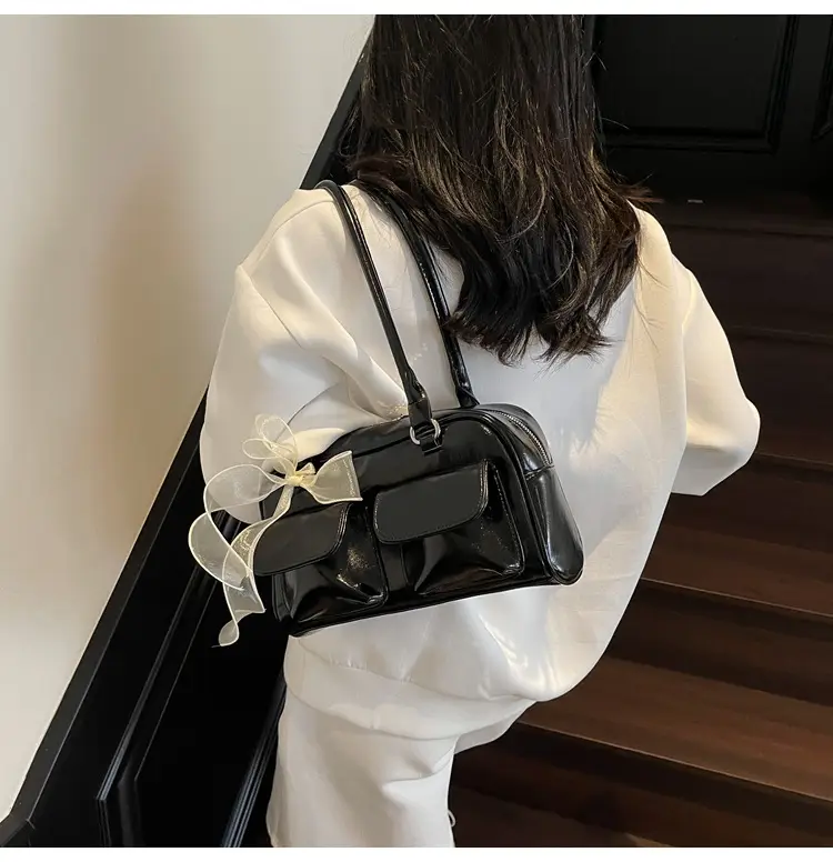 Women's Cream Korean Style Shoulder Bag 2025 — feature 32