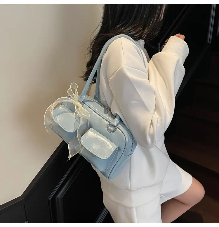 Women's Cream Korean Style Shoulder Bag 2025 — feature 36