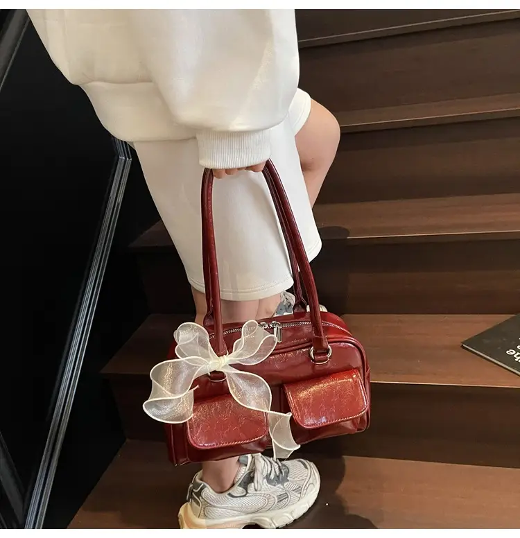 Women's Cream Korean Style Shoulder Bag 2025 — feature 37