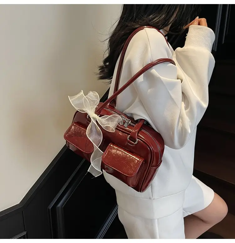 Women's Cream Korean Style Shoulder Bag 2025 — feature 38