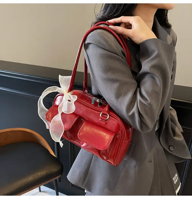 Women's Cream Korean Style Shoulder Bag 2025 — feature 39