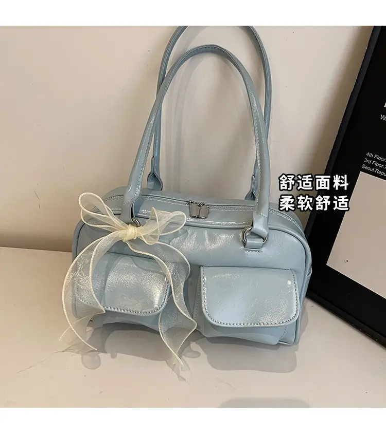 Women's Cream Korean Style Shoulder Bag 2025 — feature 4
