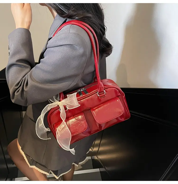 Women's Cream Korean Style Shoulder Bag 2025 — feature 40