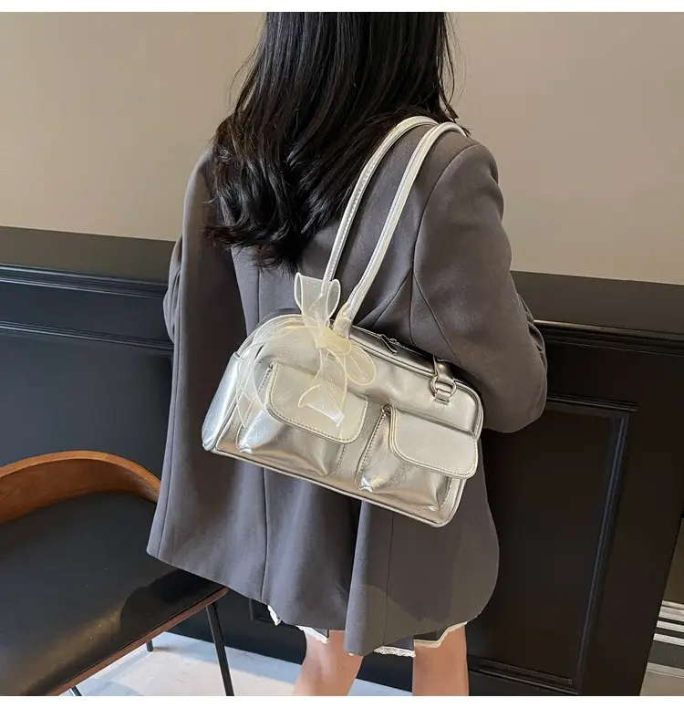 Women's Cream Korean Style Shoulder Bag 2025 — feature 42