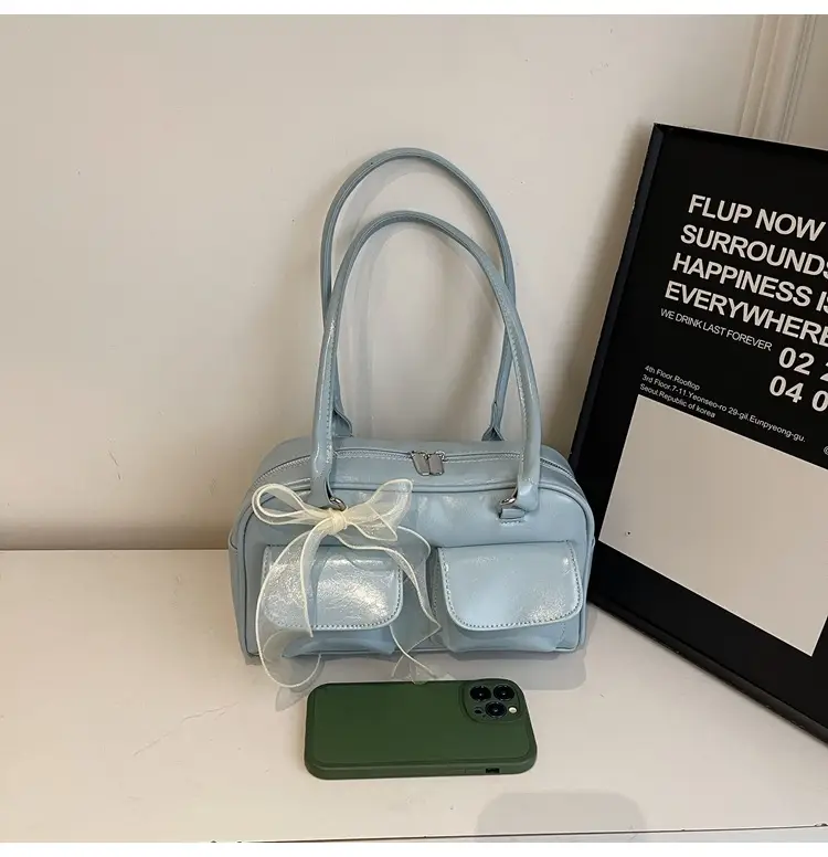 Women's Cream Korean Style Shoulder Bag 2025 — feature 44