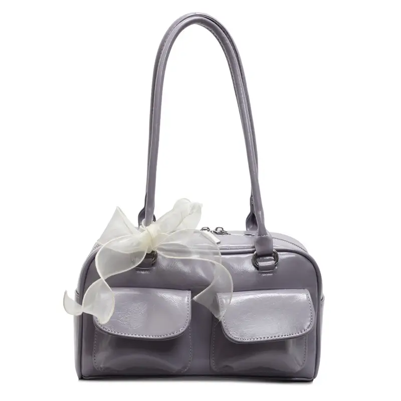 Women's Cream Korean Style Shoulder Bag 2025