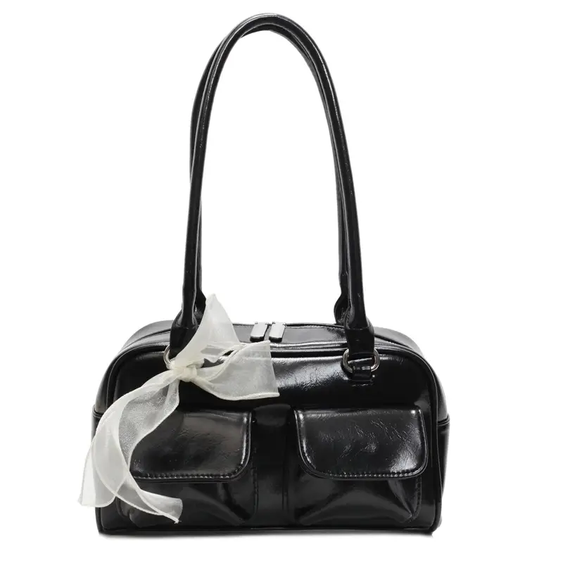 Women's Cream Korean Style Shoulder Bag 2025
