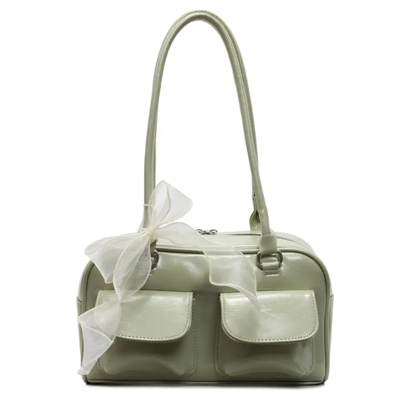 Women's Cream Korean Style Shoulder Bag 2025
