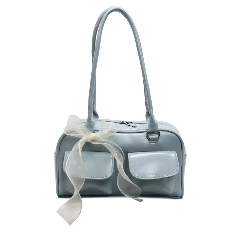 Women's Cream Korean Style Shoulder Bag 2025