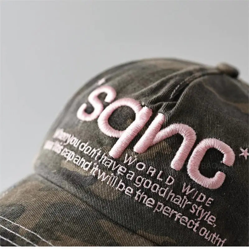 Camouflage 3D Letter Cap for Men Women - Image 8