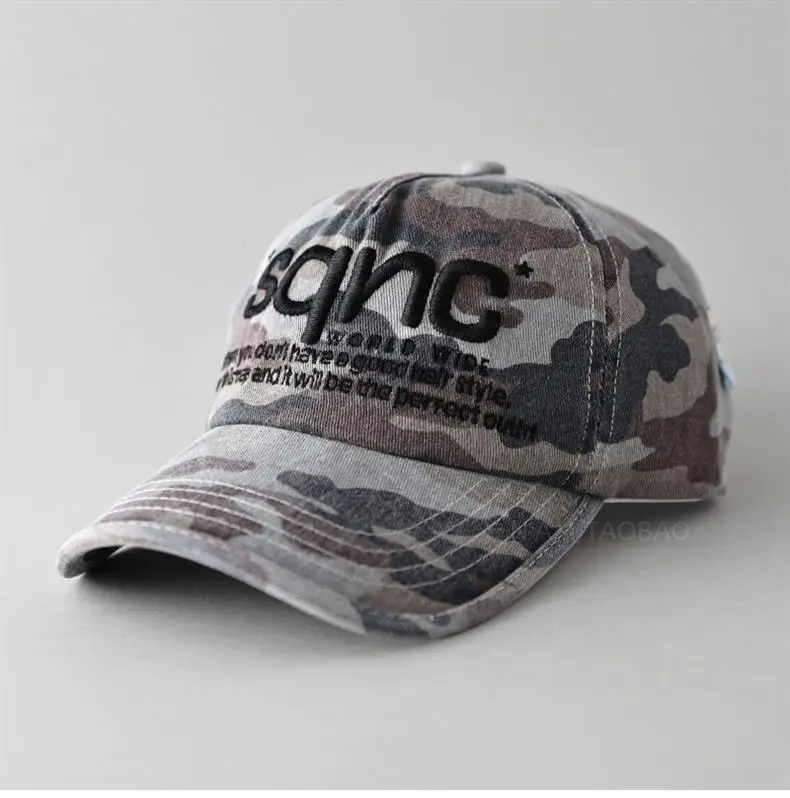 Camouflage 3D Letter Cap for Men Women — feature 5