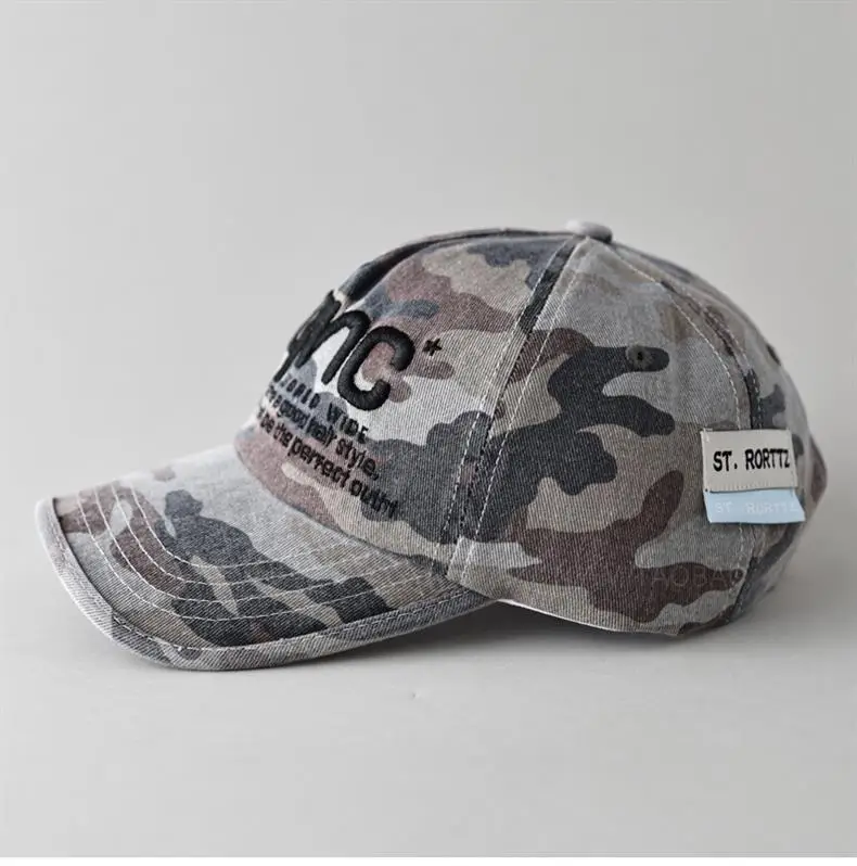 Camouflage 3D Letter Cap for Men Women — feature 6