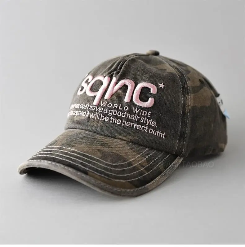 Camouflage 3D Letter Cap for Men Women — feature 7