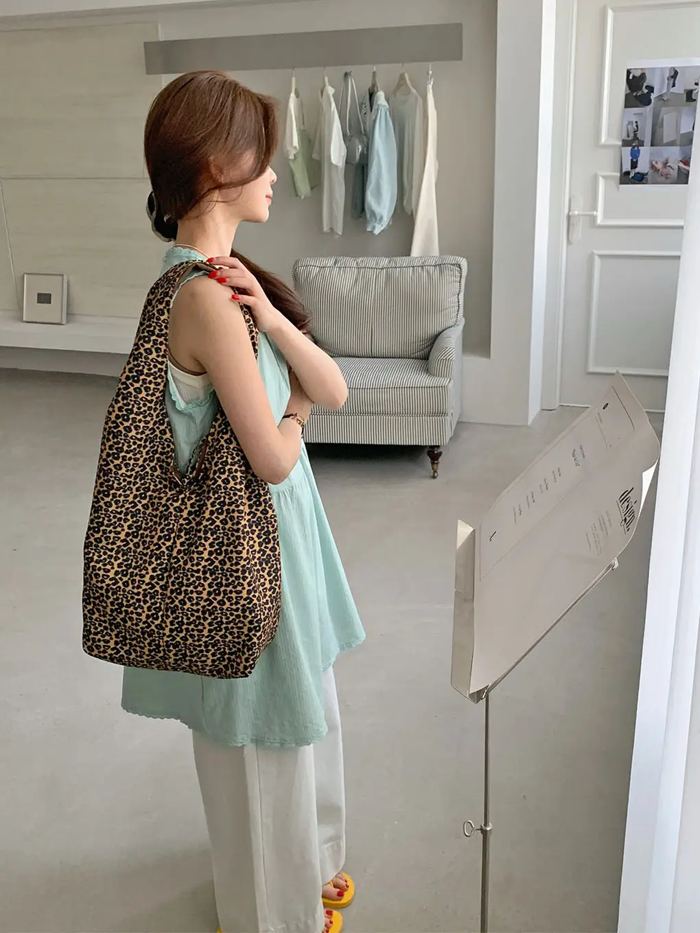 Leopard Print Large Cap Bag Women Trendy Shoulder — feature 15