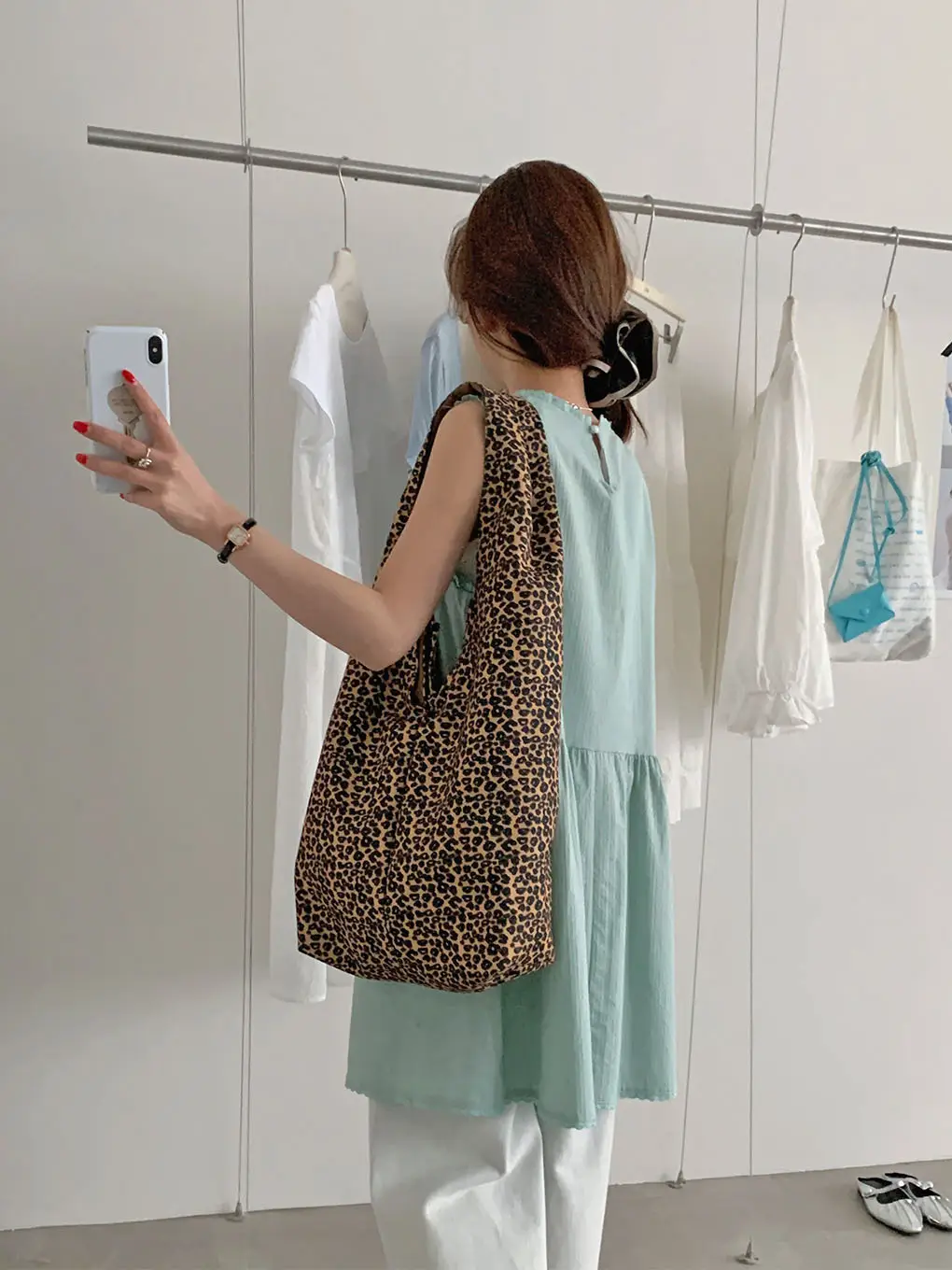 Leopard Print Large Cap Bag Women Trendy Shoulder — feature 16