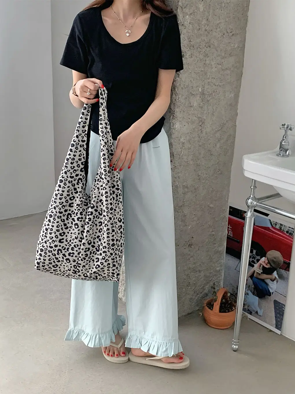 Leopard Print Large Cap Bag Women Trendy Shoulder — feature 22