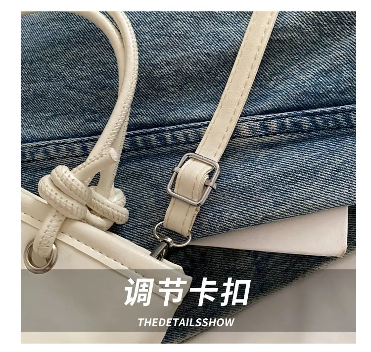Yellow Retro Textured Shoulder Crossbody Bag — feature 5