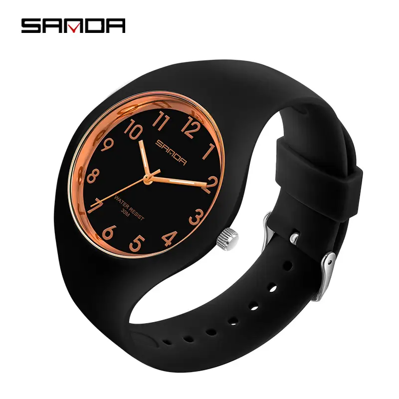 Sanda Quartz Watch White Candy Color Ultra-Thin - Image 6