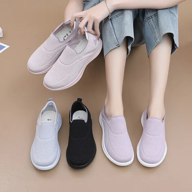 Summer Shoes for Women, New Spring and Autumn Models, Casual Walking Shoes for Men and Women, Slip-On Soft-Soled Couple Shoes, Fashionable Sports Shoes for Women - Image 9