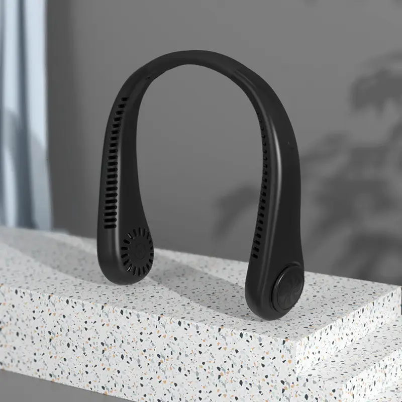 New Style Neck Fan USB Charging Lazy Outdoor Portable Quiet Turbo Neck Bladeless Mini Wind