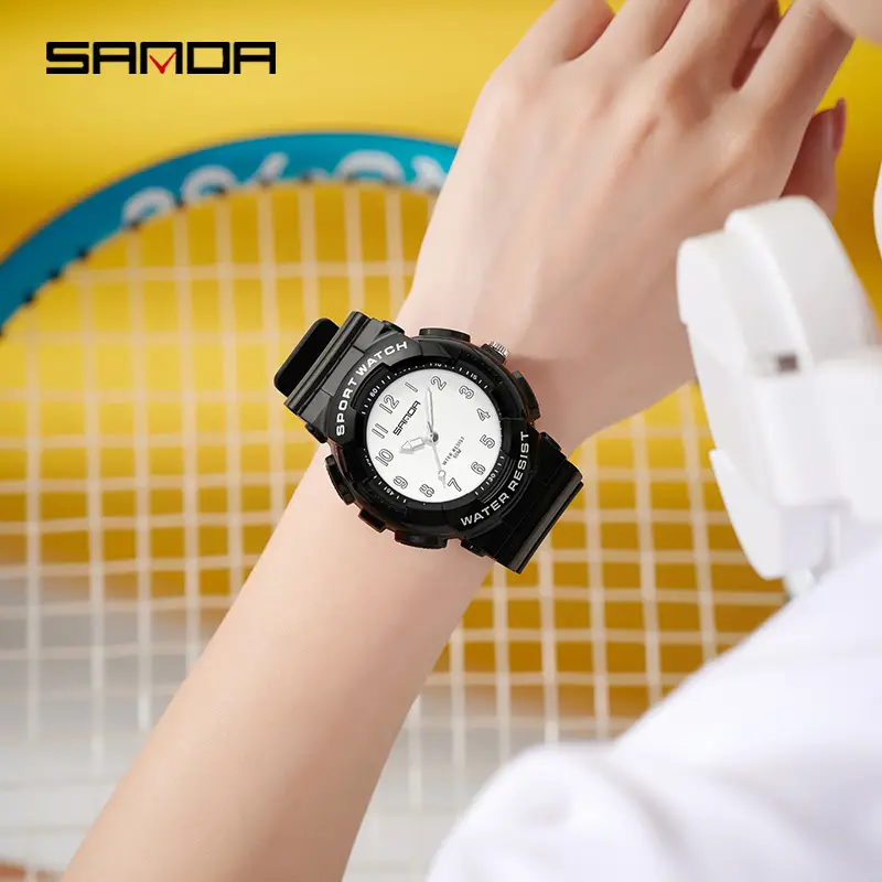 Sanda Student Watch Multi Color Quartz for Men Women - Image 13