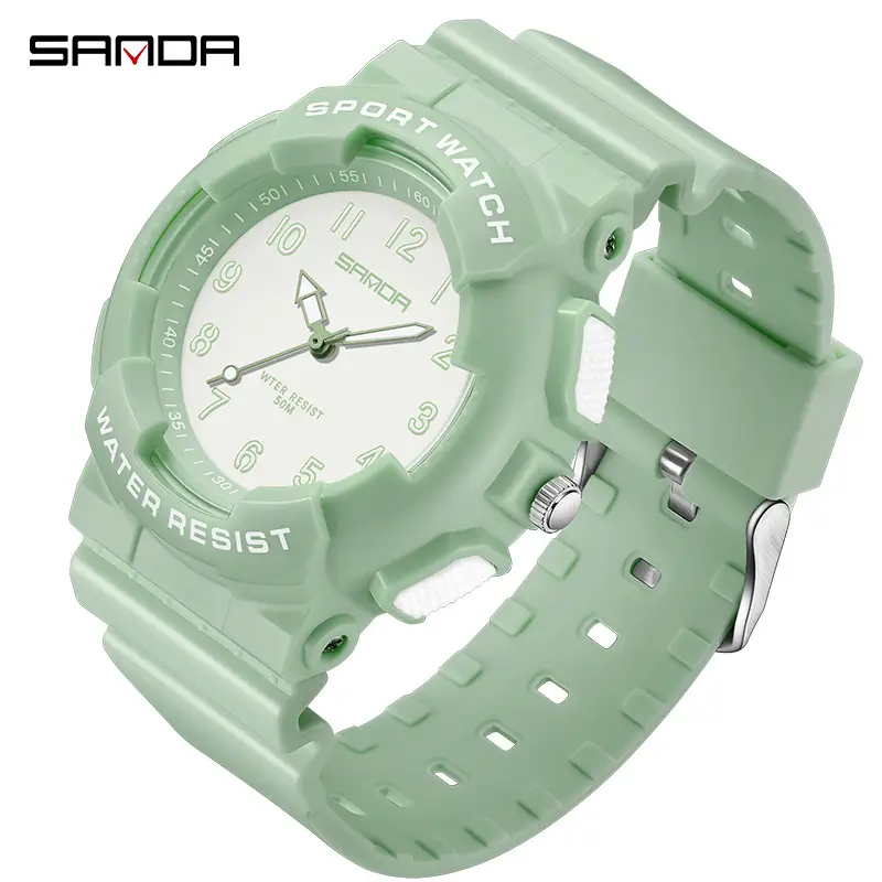Sanda Student Watch Multi Color Quartz for Men Women - Image 10