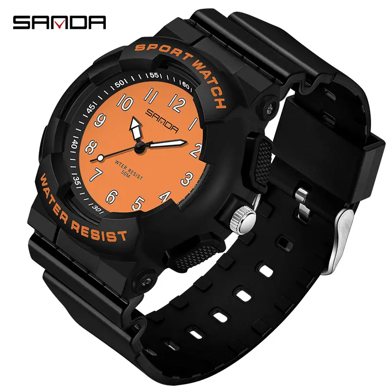 Sanda Student Watch Multi Color Quartz for Men Women - Image 3