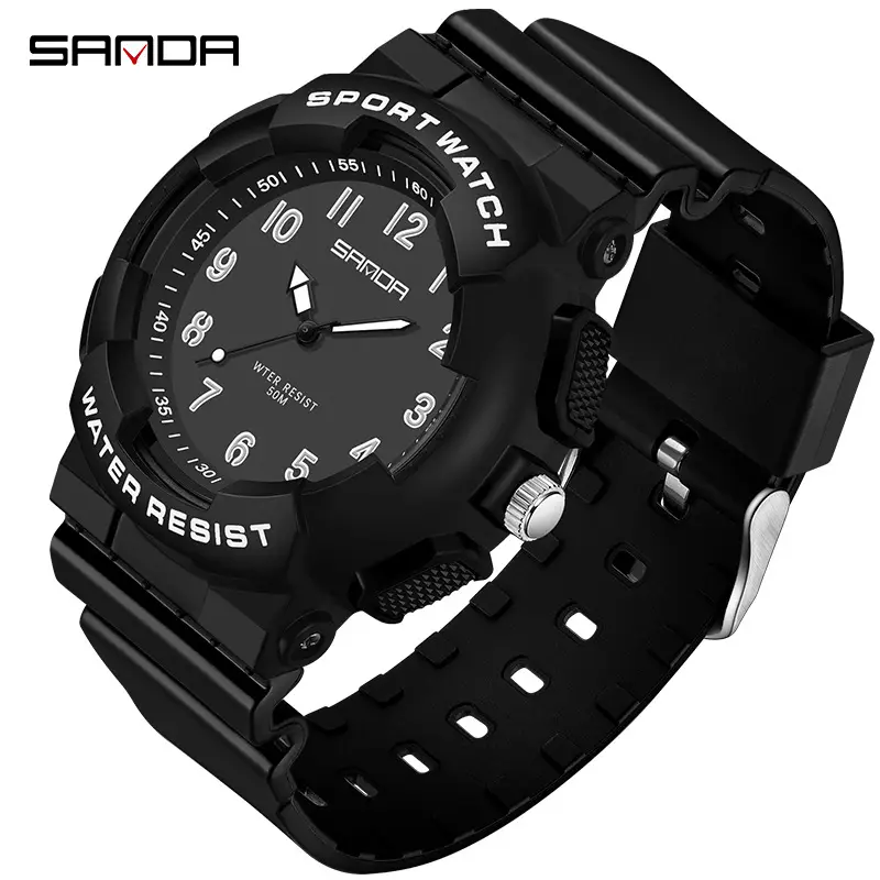 Sanda Student Watch Multi Color Quartz for Men Women - Image 4
