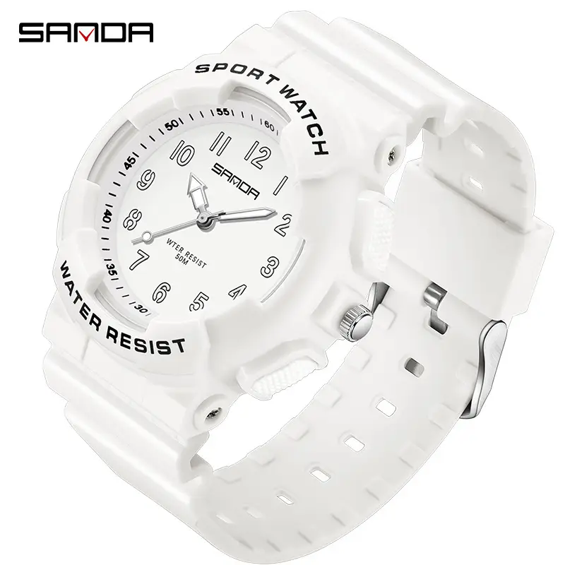 Sanda Student Watch Multi Color Quartz for Men Women - Image 5