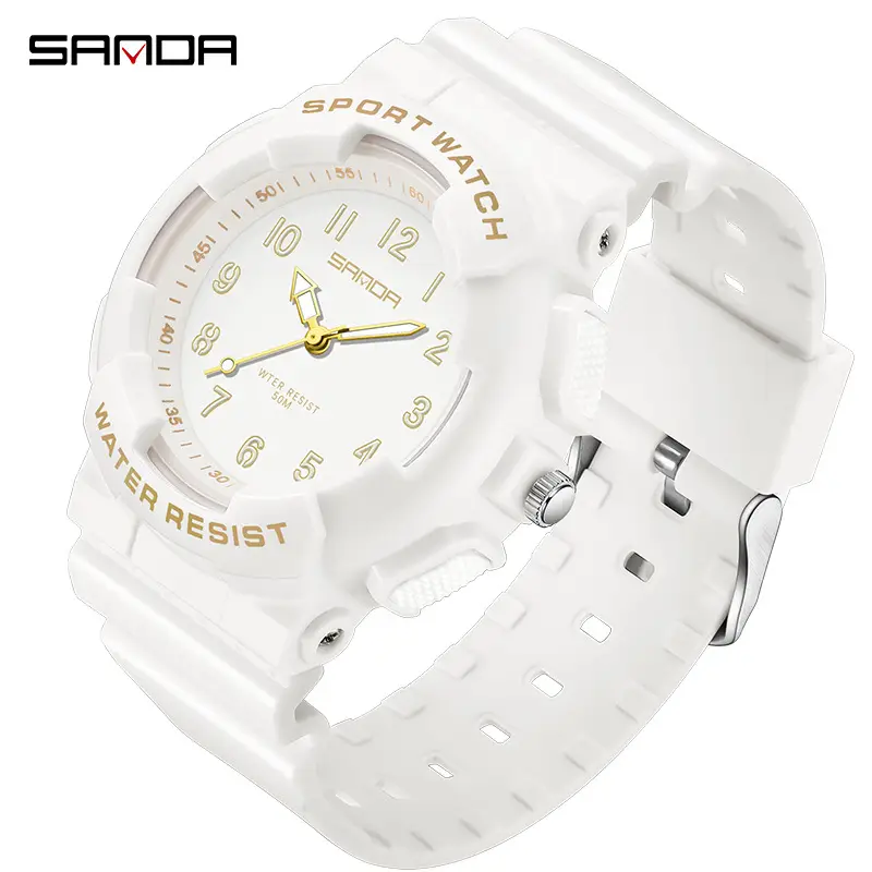 Sanda Student Watch Multi Color Quartz for Men Women - Image 6