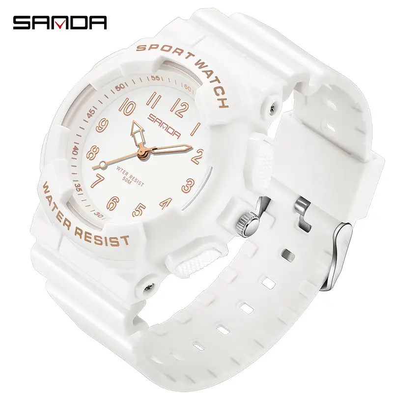 Sanda Student Watch Multi Color Quartz for Men Women - Image 9