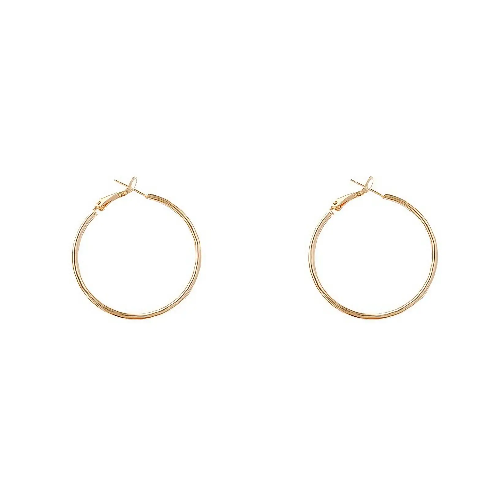 Plain Silver Bangle Earrings for Women High End Luxury — feature 8