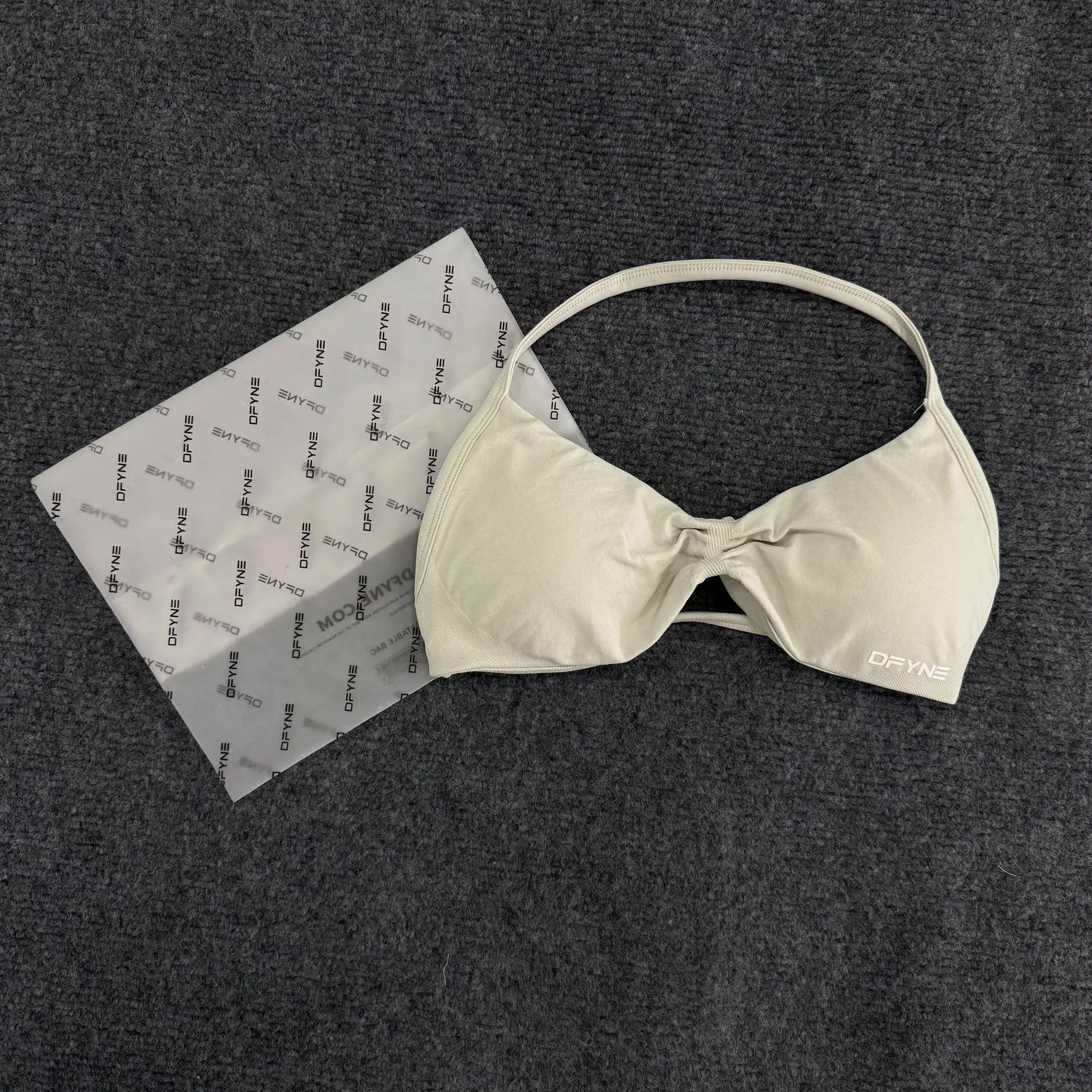 Light Blue Breathable Sports Bra for Women