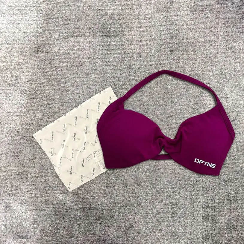 Light Blue Breathable Sports Bra for Women