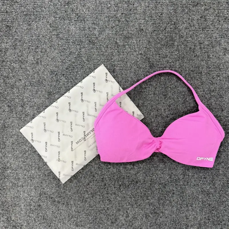 Light Blue Breathable Sports Bra for Women