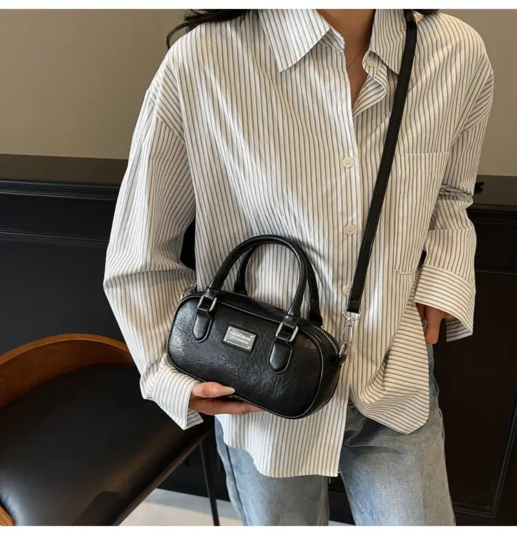 Pink Leather Boston Handbag for Women 2026 — feature 12