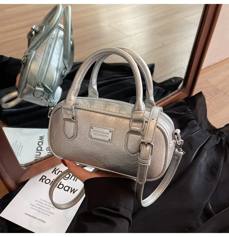 Pink Leather Boston Handbag for Women 2026 — feature 27